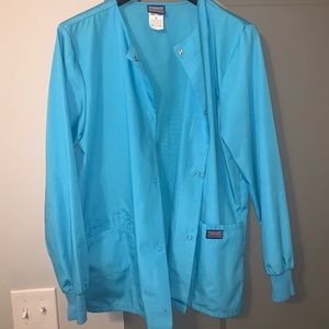 Baby blue scrub jacket